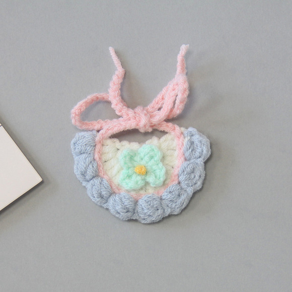 Small/Medium plush crochet bibs clothes outfits - MXM-55 - Picture 1 of 1